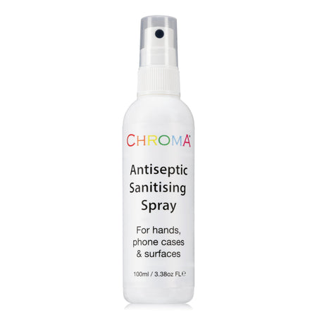 Antiseptic Sanitising Spray for hands, phone cases and Surfaces - 100ml - Chroma Gel