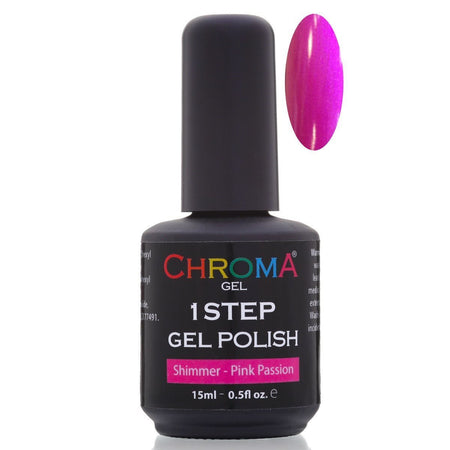 Chroma Gel 1 Step Gel Polish Pink Passion No.19 - Chroma Gel