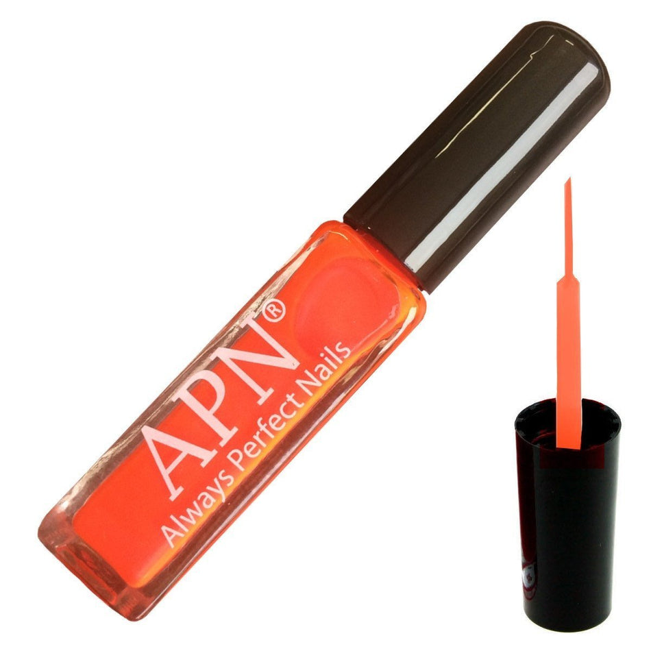 APN Nail Art Liner for Nail Polish Design line - Orange - Chroma Gel