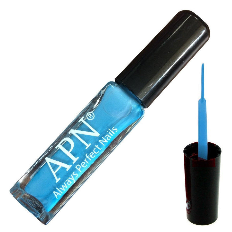 APN Nail Art Liner for Nail Polish Design line - Pastel Blue - Chroma Gel