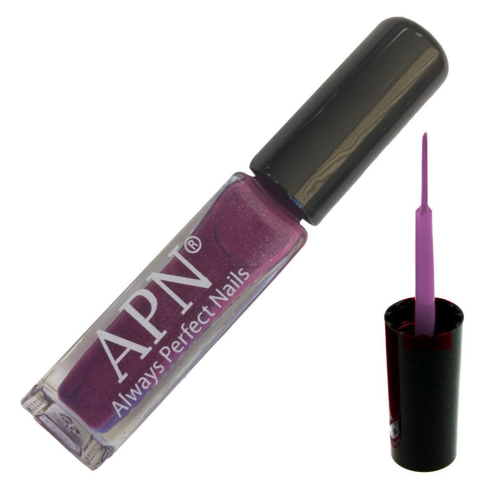 APN Nail Art Liner for Nail Polish Design line - Pearl Purple - Chroma Gel