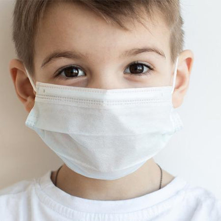 Child Size Disposable Face Masks 25 per Pack - Chroma Gel