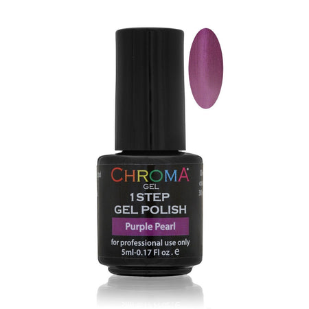 Chroma Gel 1 Step Gel Polish 5ml Purple Pearl No.63 - Chroma Gel