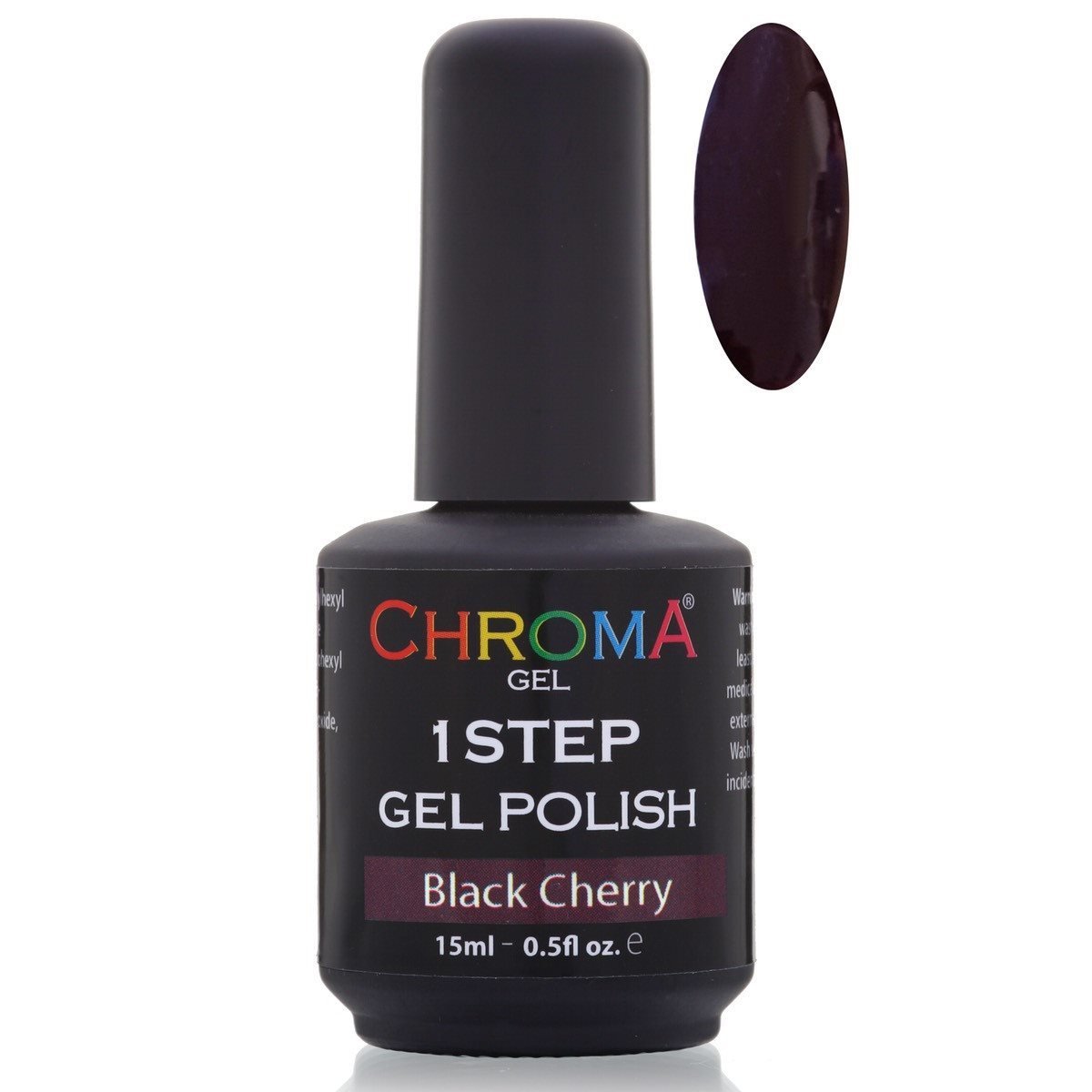 Chroma Gel 1 Step Gel Polish Black Cherry No.29 - Chroma Gel
