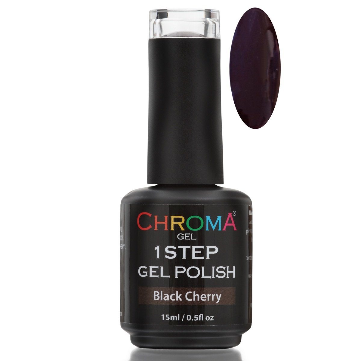 Chroma Gel 1 Step Gel Polish Black Cherry No.29 - Chroma Gel