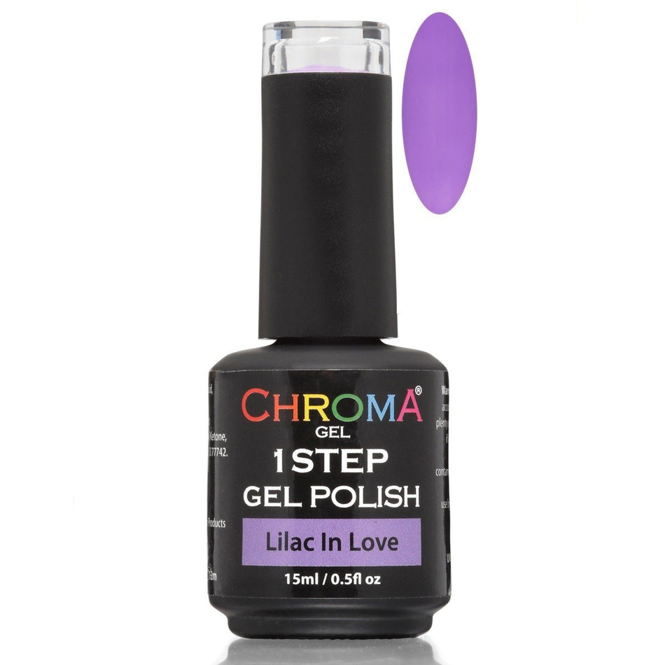 Chroma Gel 1 Step Gel Polish Lilac In Love No.57 - Chroma Gel