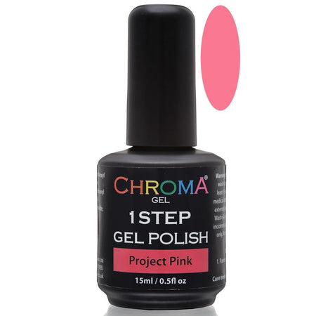 Chroma Gel 1 Step Gel Polish Project Pink No.49 - Chroma Gel
