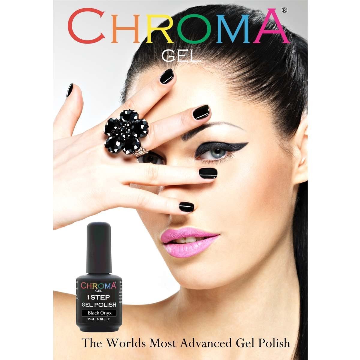 Chroma Gel 1 Step Gel Polish Salon Poster - Chroma Gel
