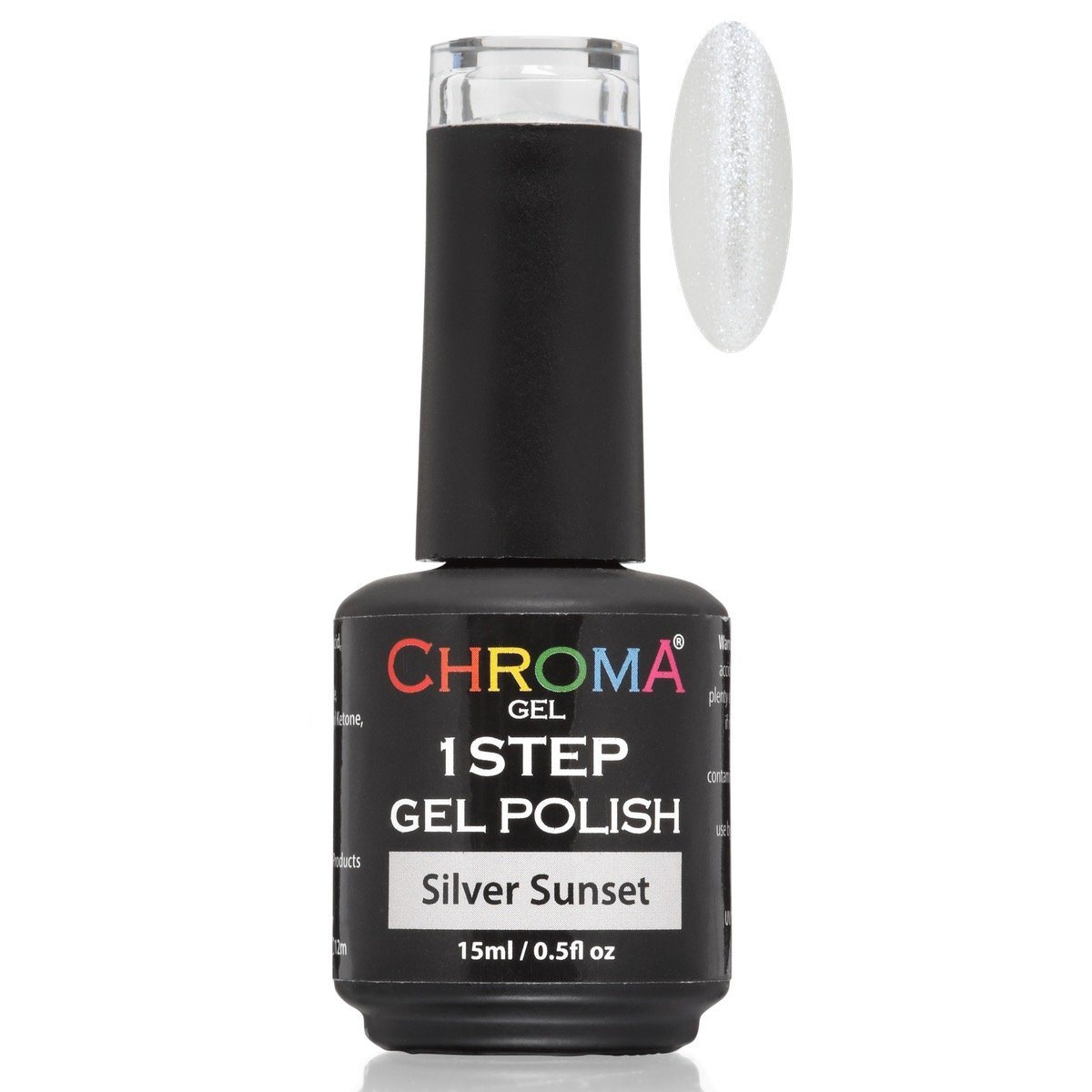 Chroma Gel 1 Step Gel Polish Silver Sunset No.58 - Chroma Gel
