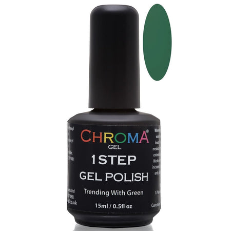 Chroma Gel 1 Step Gel Polish Trending With Green No.47 - Chroma Gel