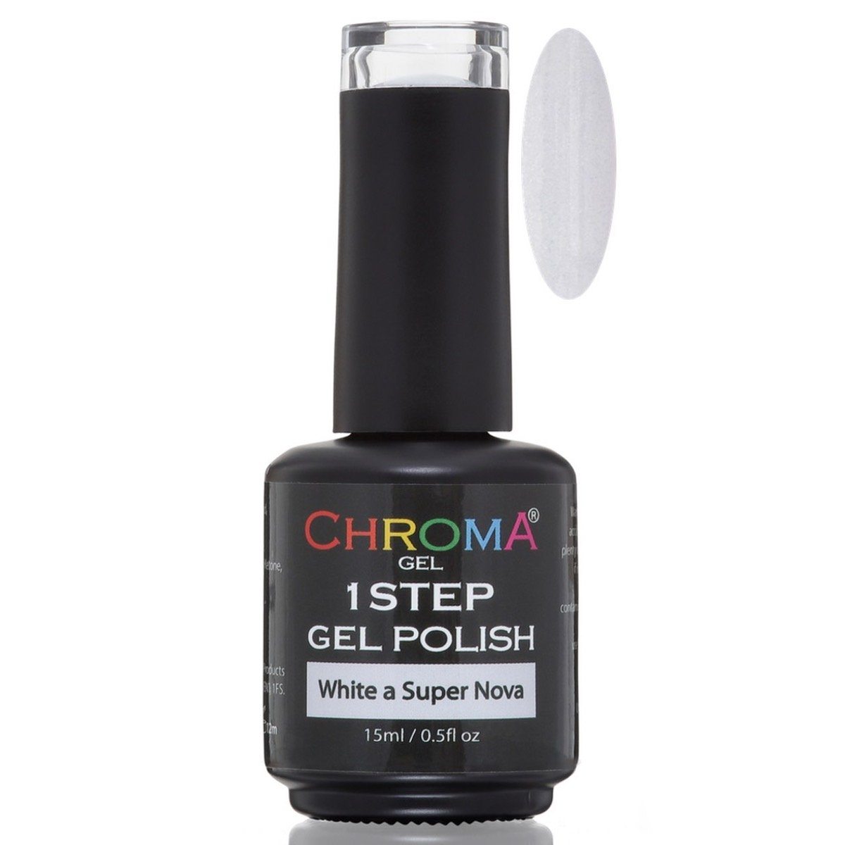 Chroma Gel 1 Step Gel Polish White a Super Nova No.71 - Chroma Gel