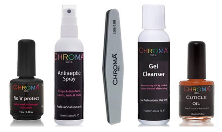 Chroma Gel Fix'n'Protect Nail Repair Treatment Kit - Chroma Gel