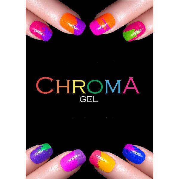 Chroma Gel Salon Poster | Colourful Nails - Chroma Gel