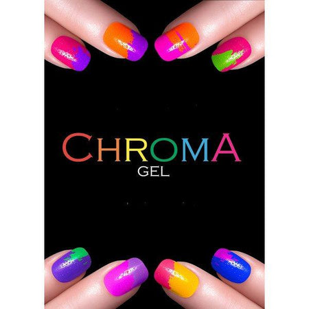 Chroma Gel Salon Poster | Colourful Nails - Chroma Gel