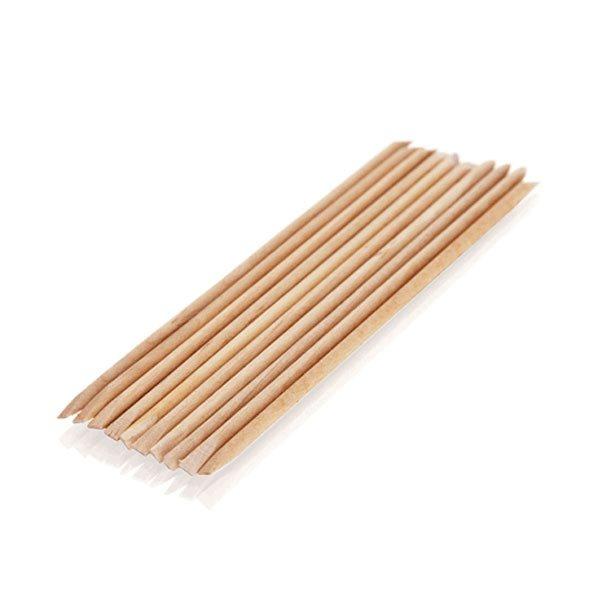 Pack of 50 Orange Wood Nail Sticks - Chroma Gel